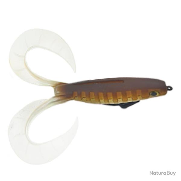 LEURRE SOUPLE ARME NEO FROG 12CM - NATURAL WOOD - DELALANDE