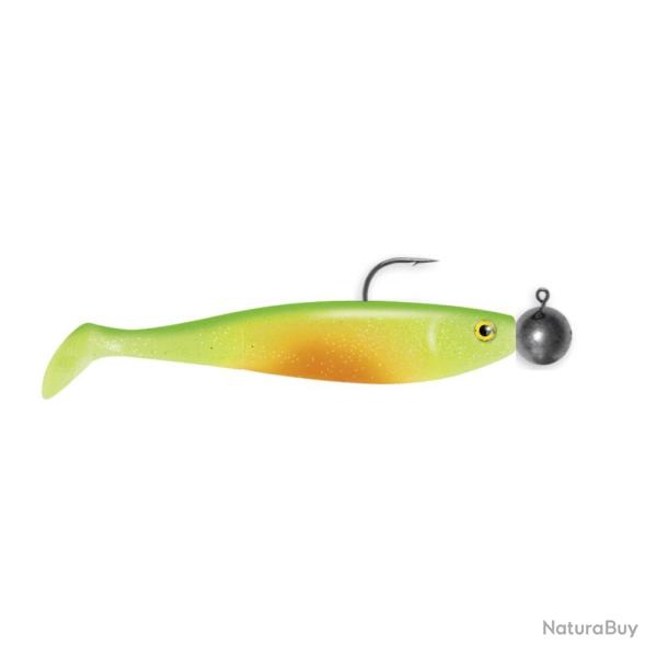 LEURRE M SHAD GT 11CM 10G - FIRE TIGER PAILLETTE - DELALANDE