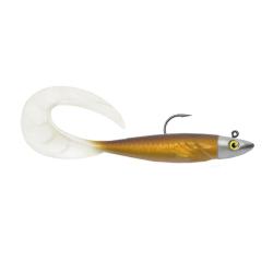 LEURRE SOUPLE ZAND CURLY 12CM 14G - NATURAL WOOD - DELALANDE