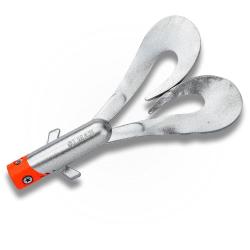 LEURRE SOUPLE DRUNK DANCER 18CM 38G - CHROME REDHEAD - LMAB