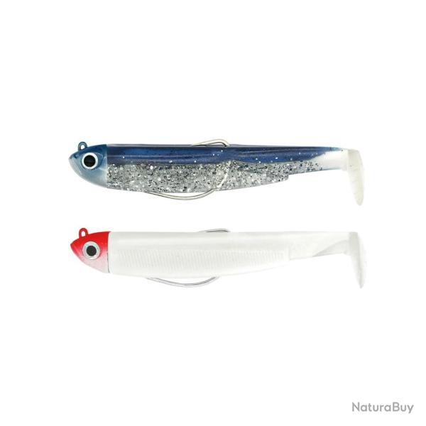 LEURRE BM120 DOUBLE SHORE 12GR - BARRACUDA BLUE + WHITE/REDHEAD - FIIISH