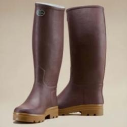 Bottes St Hubert marron