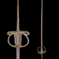 N80 -Tr&egrave;s rare fleuret XVIIe