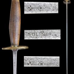 N82 - Fleuret XVIIIe ou d&eacute;but XIXe &agrave; pointe reform&eacute;e