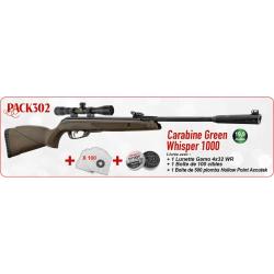 Pack Noël 2025 Gamo Whisper 1000 green 19.9j