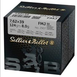 SELLIER BELLOT cal.7,62x39 FMJ /400