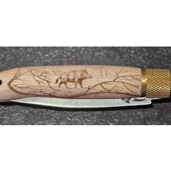 COUTEAU DECALE SERIE CHASSE SANGLIER 90mm