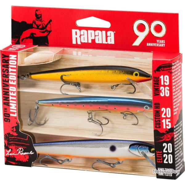 Kit Poisson Nageur Rapala 90 Years Shad Rap Mid Bright