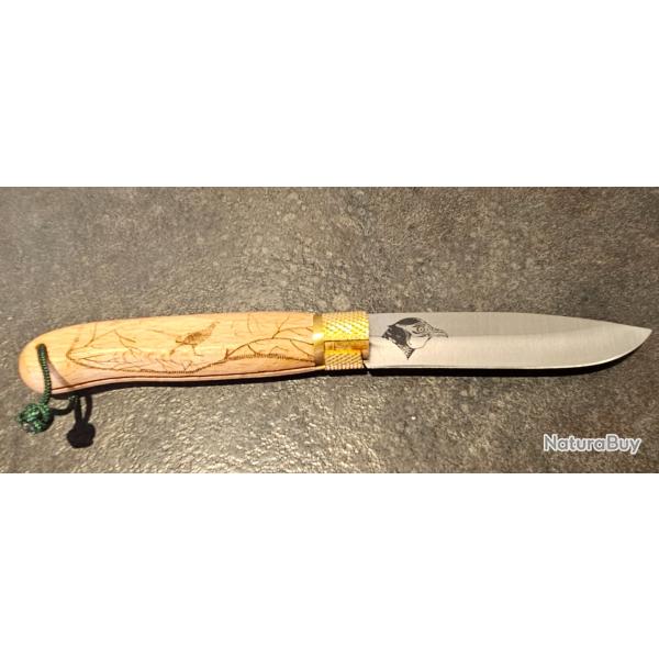 COUTEAU DECALE SERIE CHASSE FAISAN 90mm