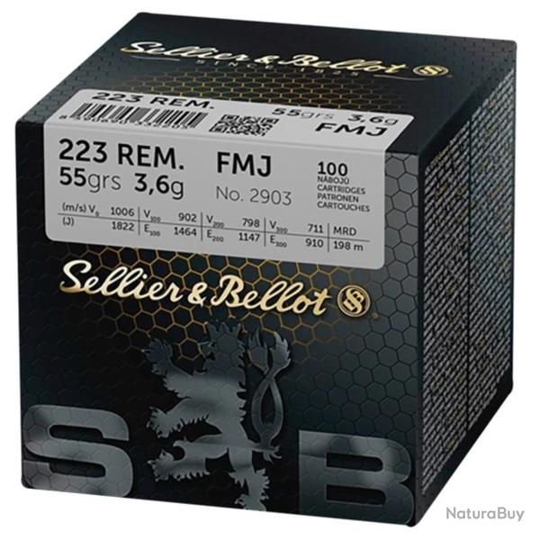 SELLIER & BELLOT cal.223 Rem FMJ 55gr /800