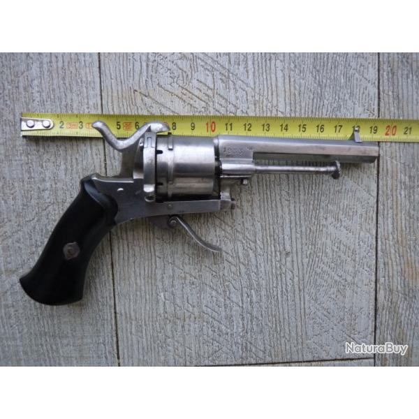 Revolver a broche poudre noir