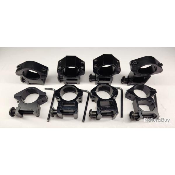 lot de colliers de montage lunette