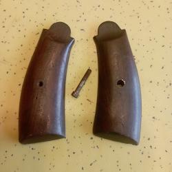 Jeu de plaquettes noyer pour pistolet lance fusée Hebel