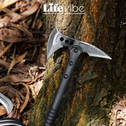 LifeVibe : Hache tactique Outdoor durable en acier trempé