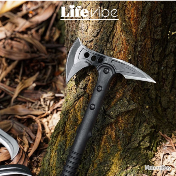 LifeVibe : Hache tactique Outdoor durable en acier tremp�
