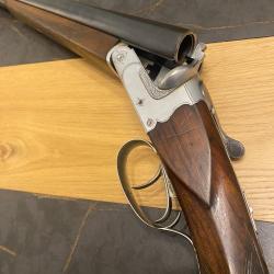 Superbe Fusil juxtaposé calibre 12/70 Canons. P. boucher St Etienne. Double épreuve