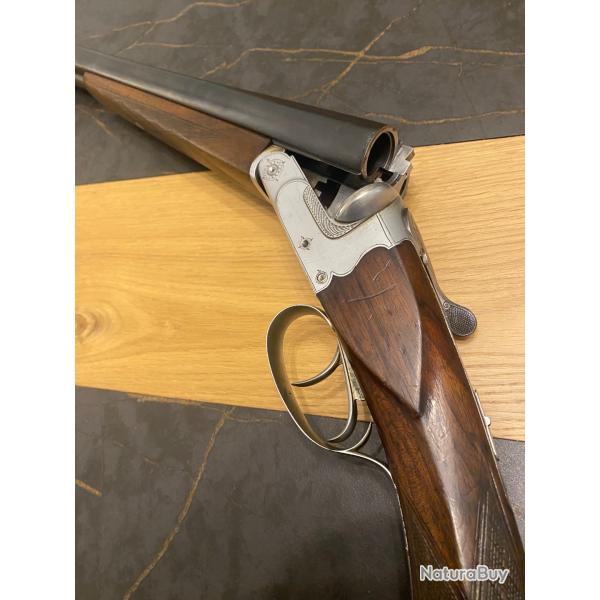 Superbe Fusil juxtapos calibre 12/70 Canons. P. boucher St Etienne. Double preuve