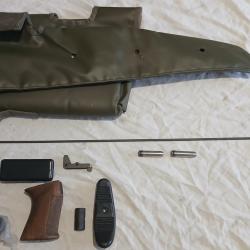 Jauges d' arme du canon et feuillure avec lot de pi&egrave;ces FR F2 ( LOT NON DISSOCIABLE )