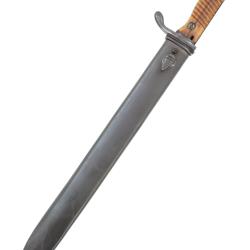 Baïonnette Mauser G98 Dent de scie avec fourreau métal