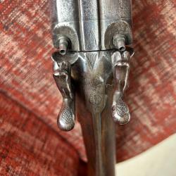 Juxtaposé à poudre noire cal.16 à percussion fin 18 éme