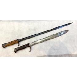 2 baïonnettes Allemandes WW1