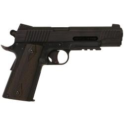 COLT 1911 Rail Gun Noir Mat culasse metal fixe 6 mm 15 Bbs
