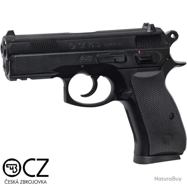 R�plique airsoft CZ 75D Compact ASG - Pistolet CO2 - Edition Sp�ciale