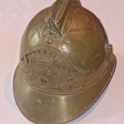 Casque Sapeur Pompier model 1895 KNUTANGE 57