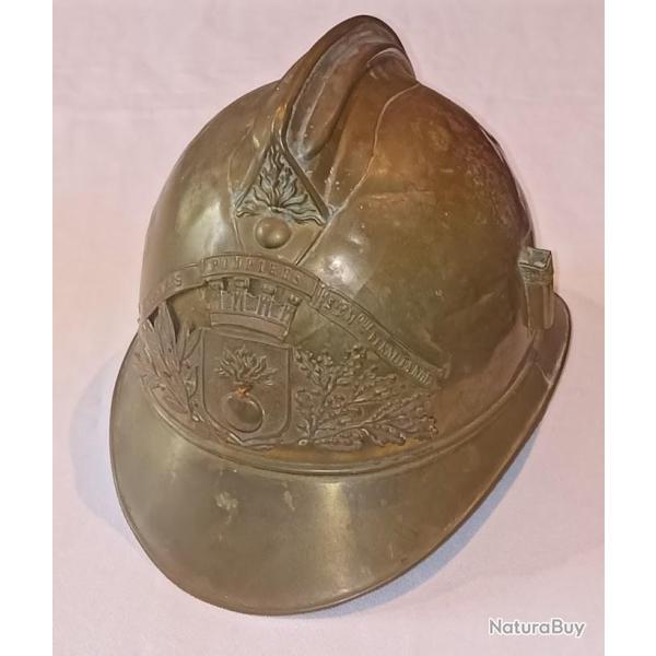Casque Sapeur Pompier model 1895 KNUTANGE 57