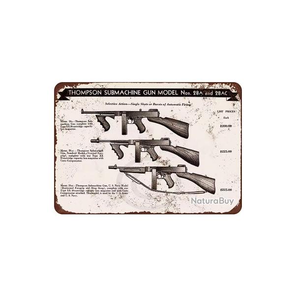 Plaque dcorative vintage M thompson LIVRAISON GRATUITE