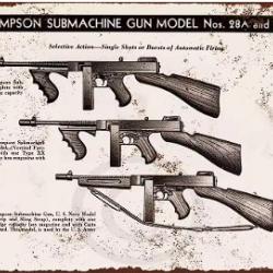 Plaque décorative vintage L thompson LIVRAISON GRATUITE