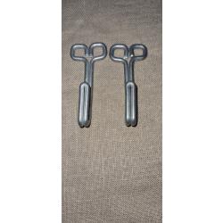 Lot de 2 crochets de vareuse Allemande , crochet pour veste Allemande