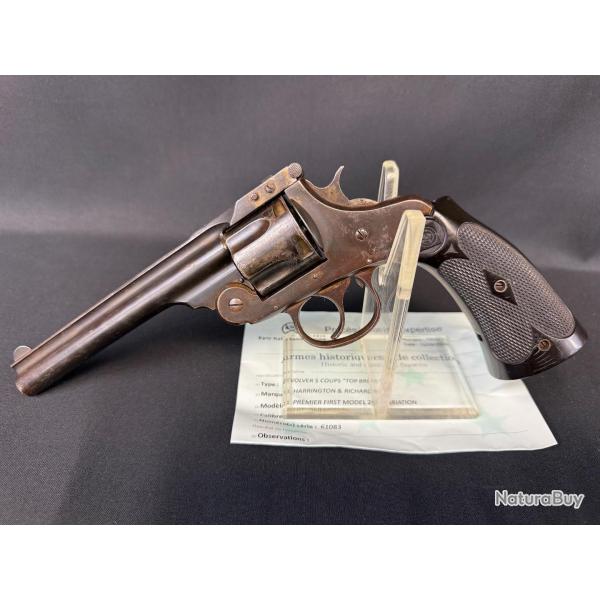 HARRINGTON RICHARDSON MOD�LE 1er FIRST MODEL 2nd VARIATION cal. 38sw