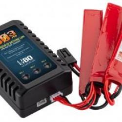 CHARGEUR DE BATTERIE BO3 LIPO 7,4V ET 11,1V