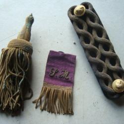 EPAULETTE MILITAIRE OFFICIER  1870