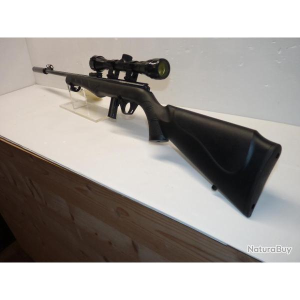 PACK PROMO CARABINE ROSSI MODELE 8122 - CALIBRE 22LR - CANON FILETE - LUNETTE  3-9*40 - 2 CHARGEURS