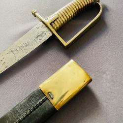 Sabre « briquet » de grenadier d'infanterie modèle 1767 gravé "Marseille"