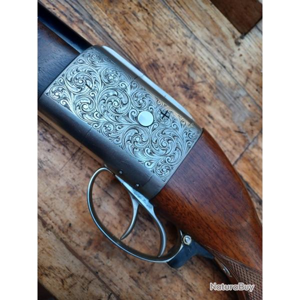 SUPERBE FUSIL SUPERPOS  BECASSIER BABY BRETTON LUXE FRANAIS CAL12 CH70 CANONS RAY/LA EN BEL TAT