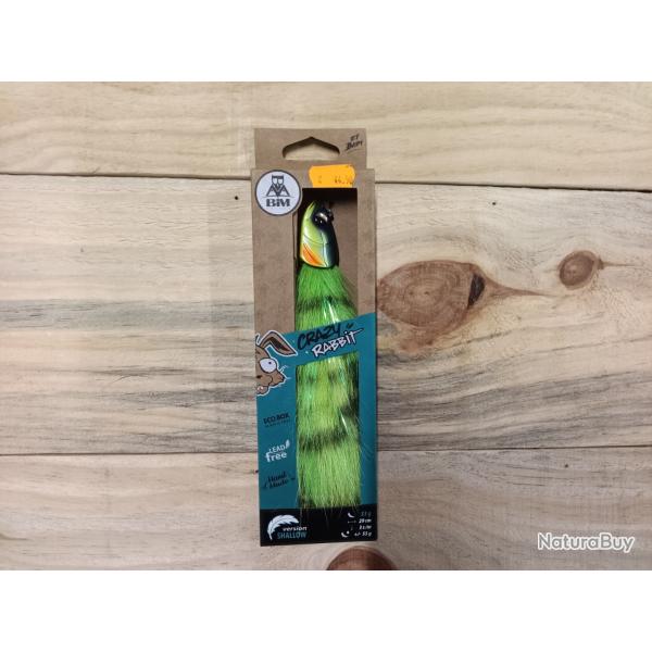 Leurre Crazy Rabbit Shallow 23cm 33G coloris vert