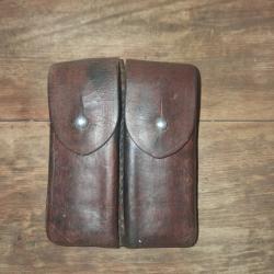 Étui en cuir porte lame de chargeur mauser c96