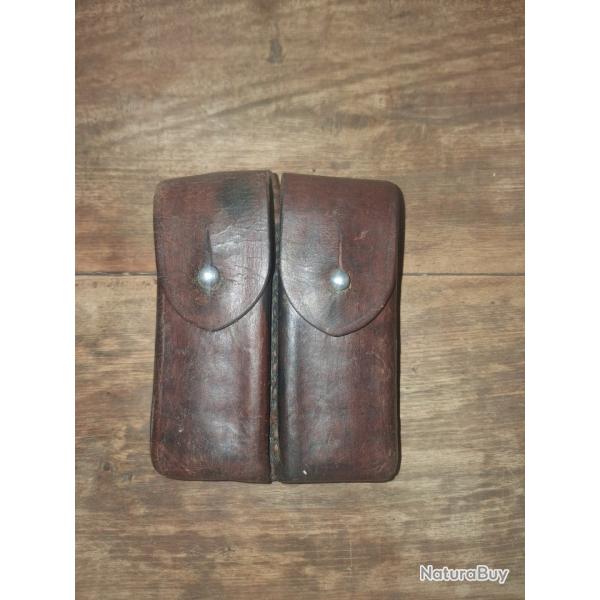 tui en cuir porte lame de chargeur mauser c96