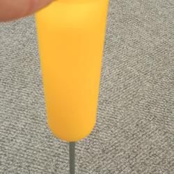 Support Canne Plastique long:42cm diam:5cm