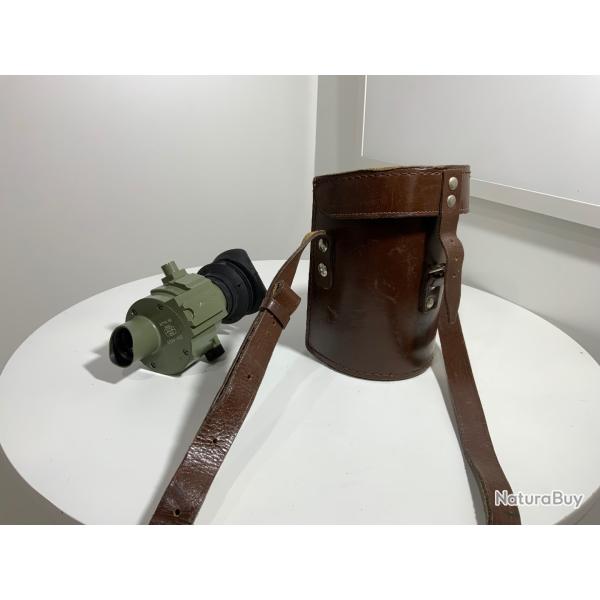 viseur optique monoculaire ZRAK ON M59 avec etui cuir arm�e yougoslave /optical sight scope