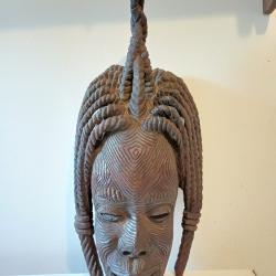 Masque Africain Bois Cote d'Ivoire Baoulé