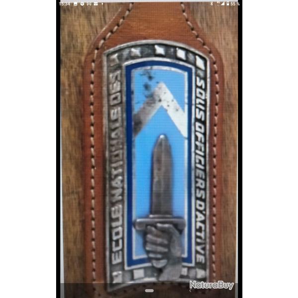 INSIGNE ECOLE NATIONALE DES SOUS OFFICIERS D ACTIVE