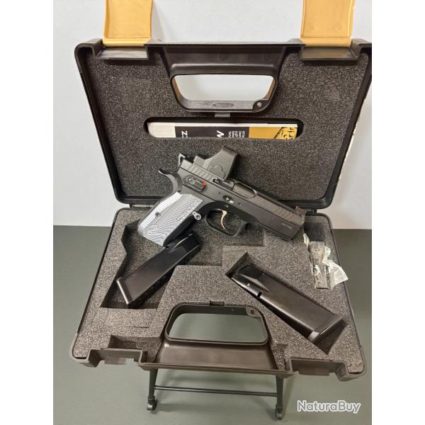 Pistolet CZ 75 Shadow 2 Compact OR "Optic Ready" calibre 9x19 + HOLOSUN 507 Comp