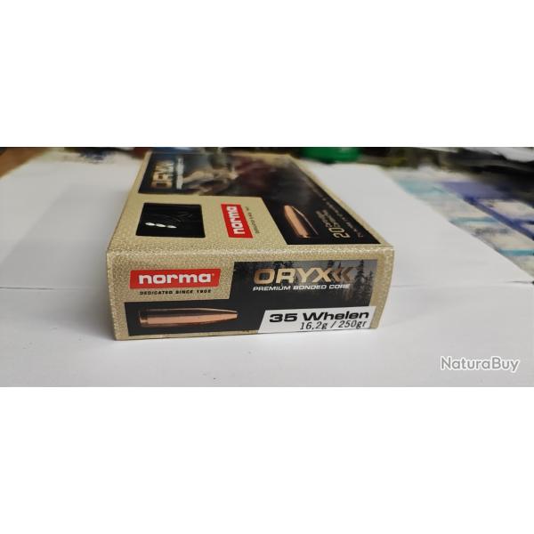 20 MUNITIONS 35 WHELEN NORMA ORYX 250GR - 16.2G