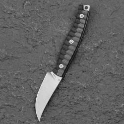 Couteau Bestech Heidi Blacksmith 3 Lame Acier 14C28N Manche G10 Noir Etui Kydex BTKFK08A