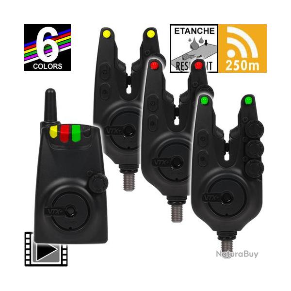 Coffret Avid Carp Centrale VTX+ 3 Dtecteurs