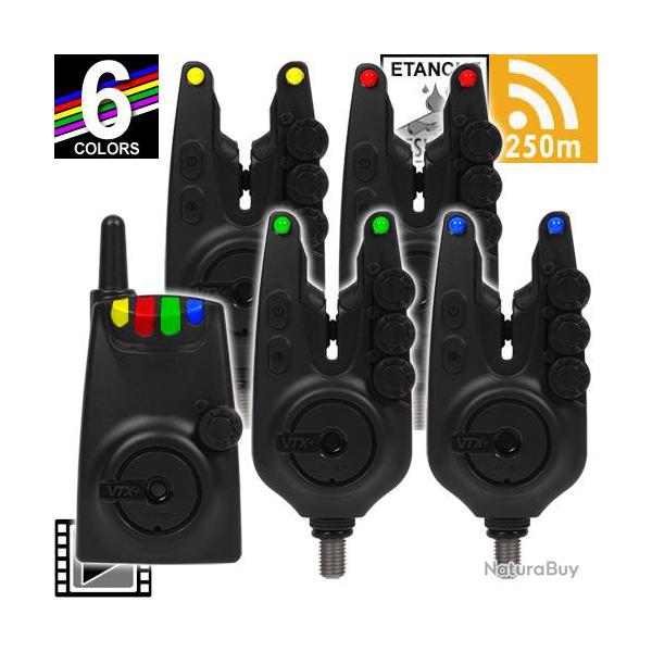 Coffret Avid Carp Centrale VTX+ 4 Dtecteurs